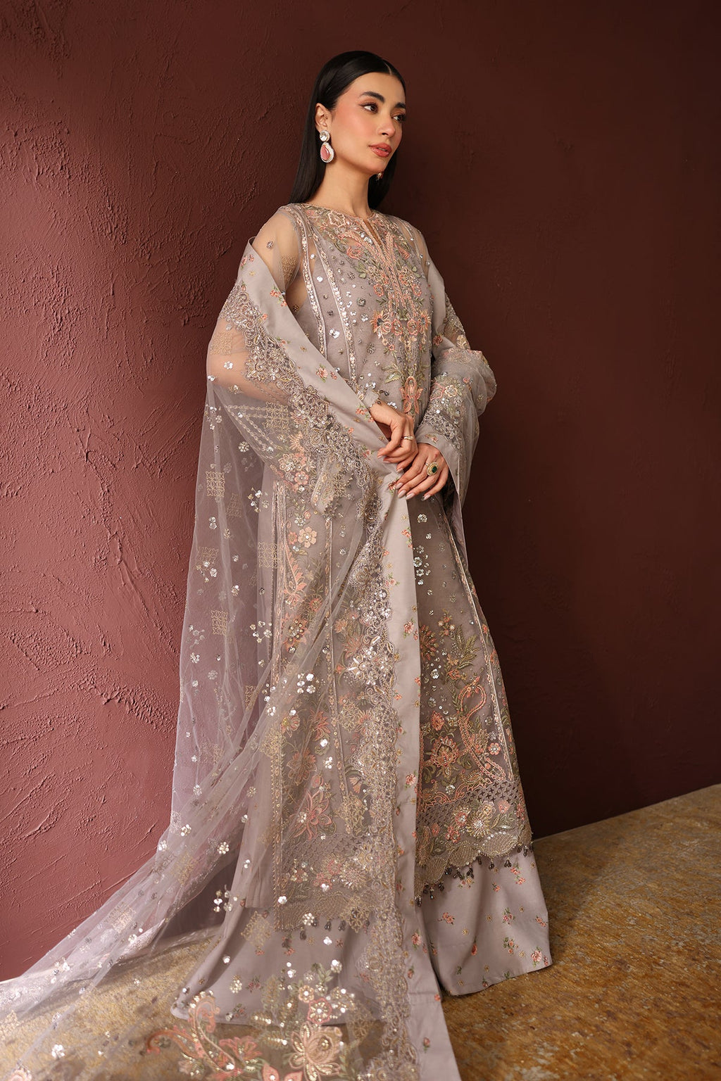 Baroque | EMBROIDERED NET | UF-4487