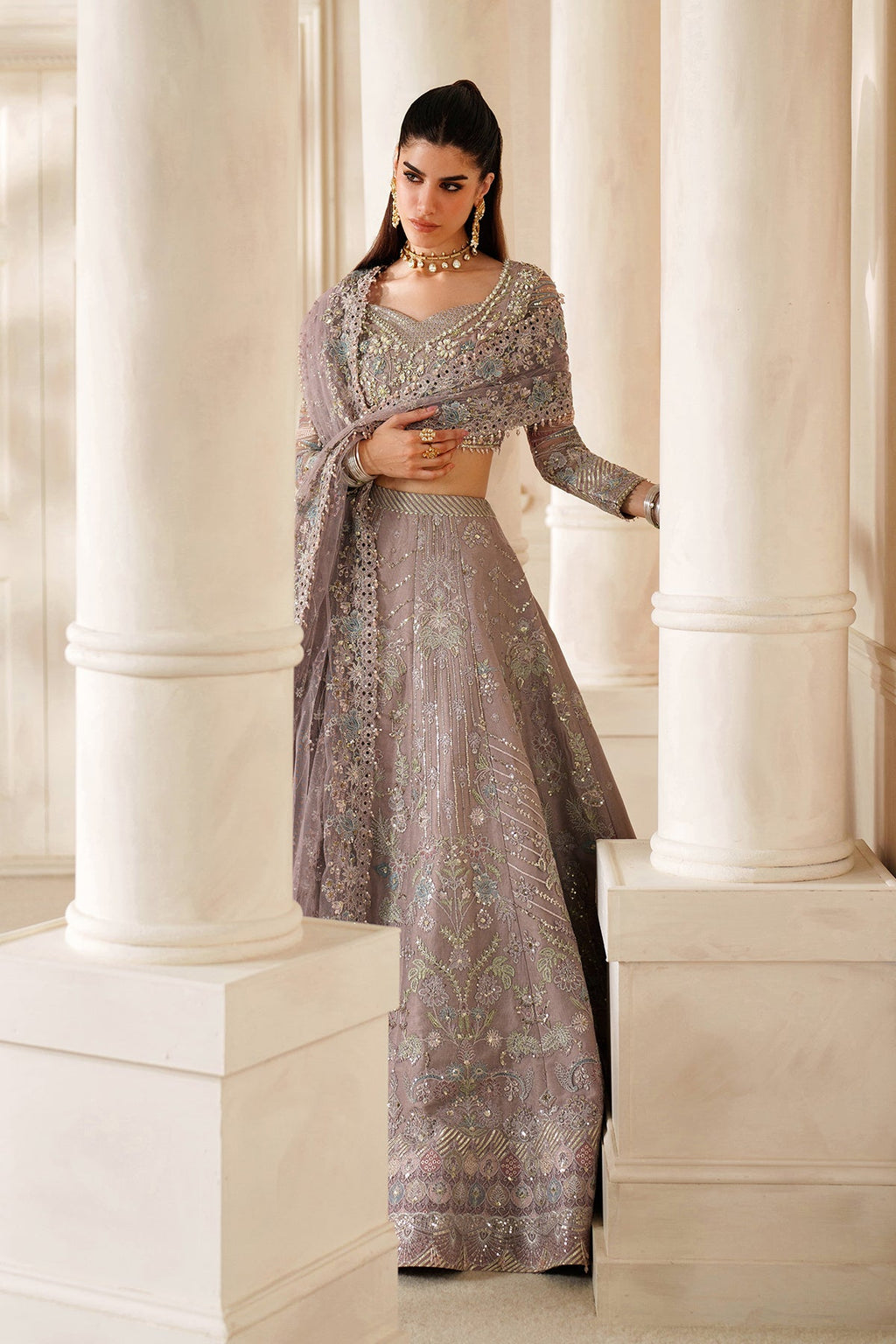 Baroque | EMBROIDERED NET | CH14-04