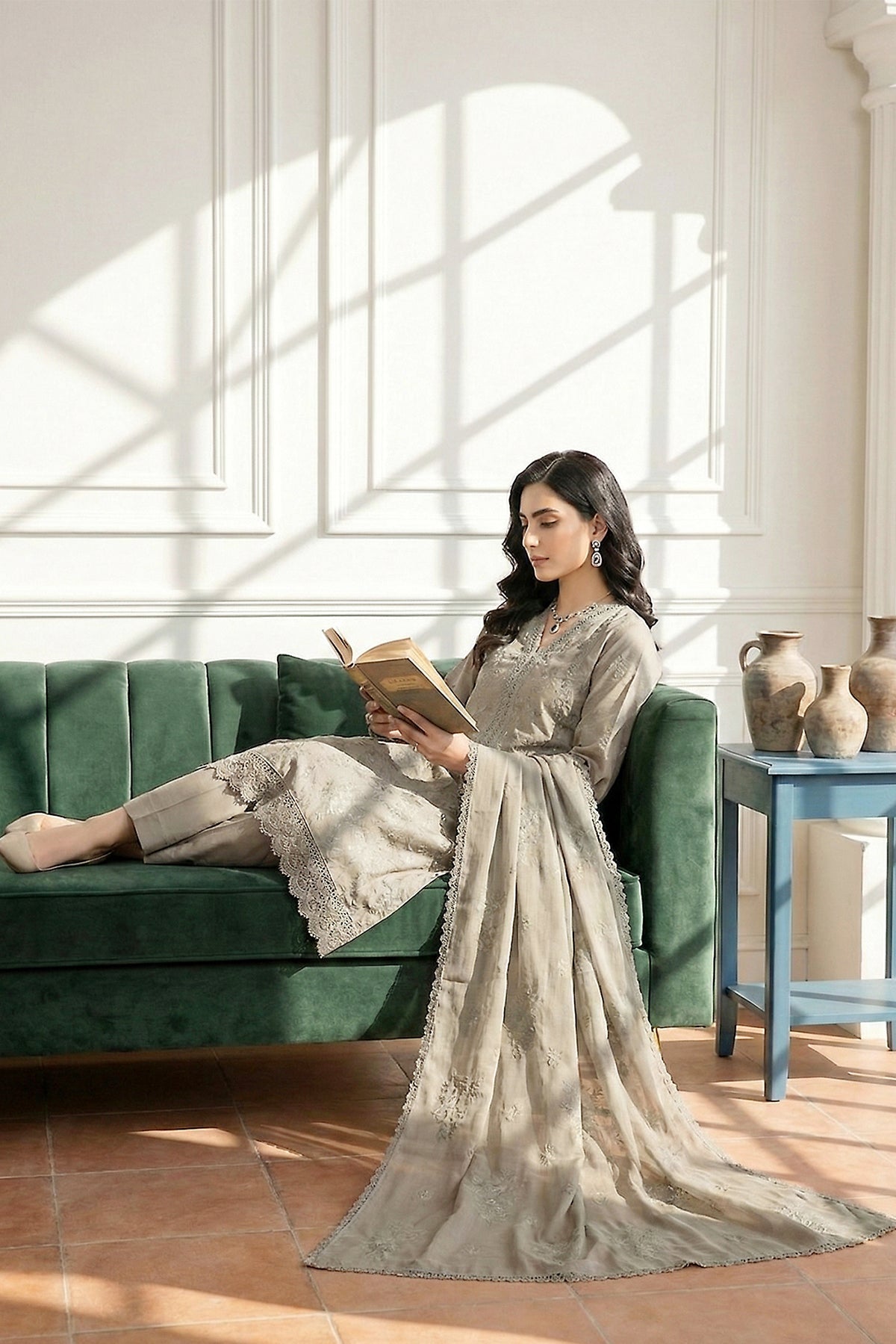 Noor-e-Fajar | Ayra Luxury Lawn | NF-1534