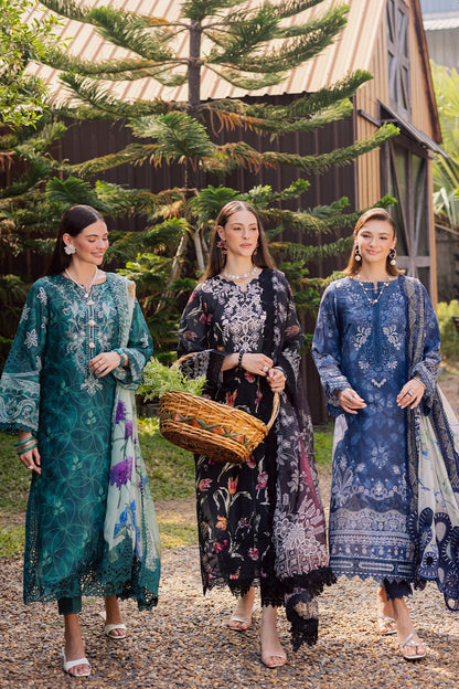 NUREH | GARDENIA - EMBROIDRED & PRINTED LAWN DORIA | NSG-213