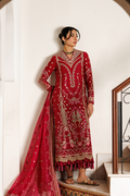 Emaan Adeel |  Mirabelle festive luxury lawn | Gardenia Glow