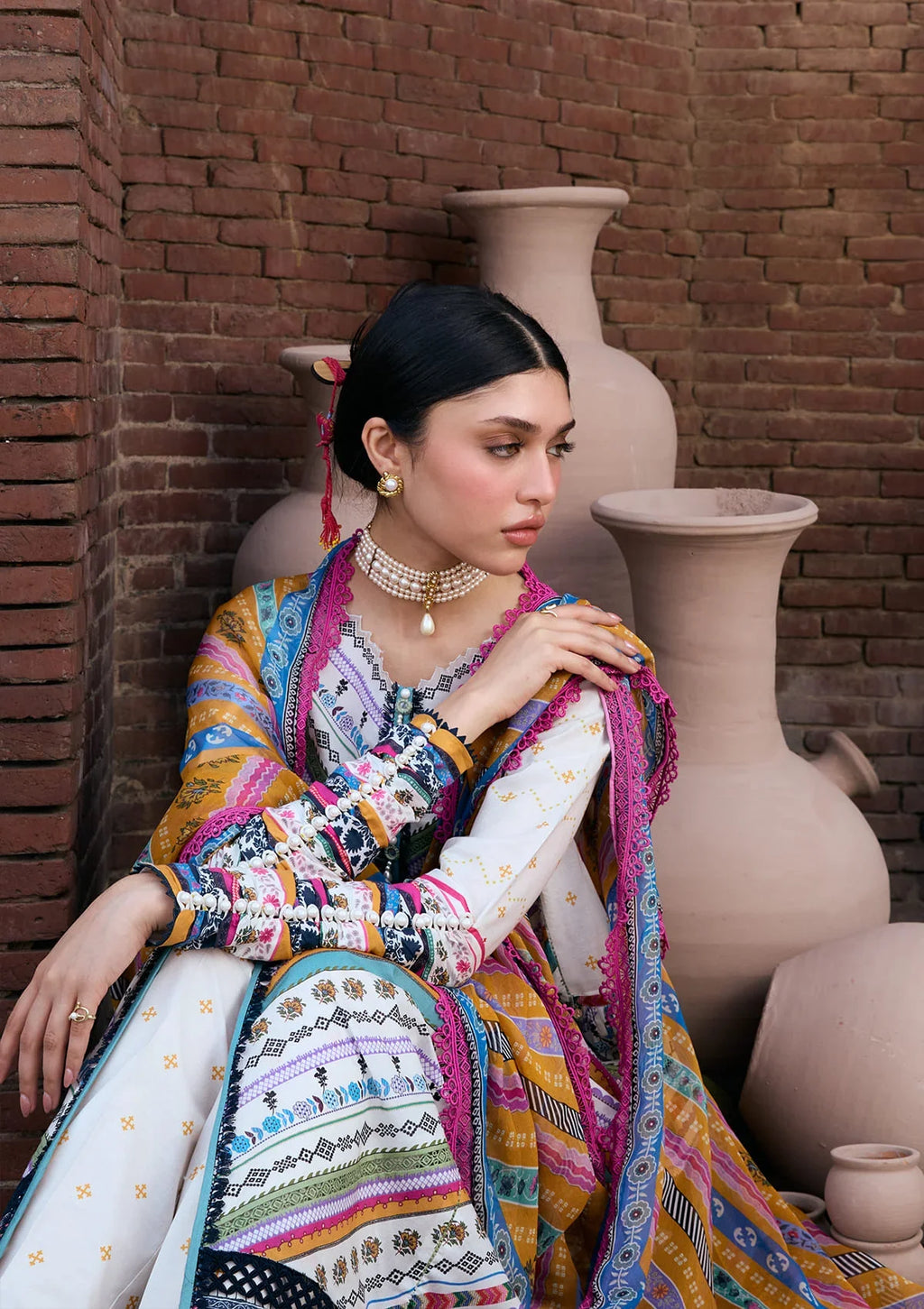 Kahf | Aangan Prints Chiffon '26 | Yasmeen