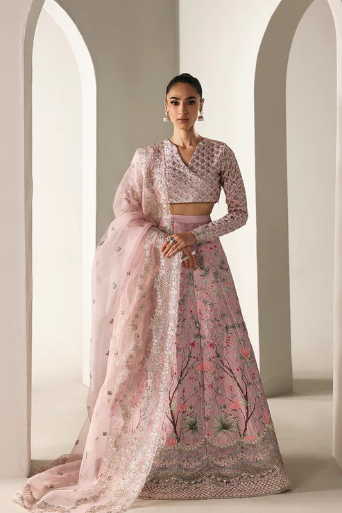 Emaan Adeel | Serein luxe silk | PETAL SOFT