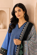 Sapphire | Print Embroidered Lilen VOL 1 | CL11-108