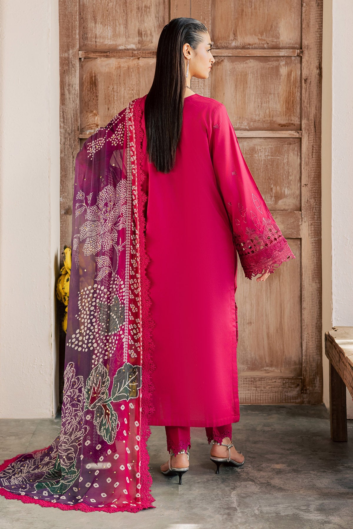 Nureh | Bazar Embroidered lawn | NE-255