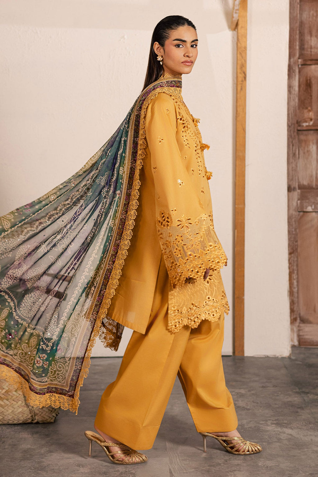 Nureh | Bazar Embroidered lawn | NE-254