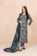 Tawakaal | Azeena 3Pcs Embroidered Digital Print suiting | D-5628