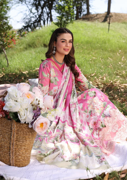 Elaf | Printkari Lawn | PINK MUSE