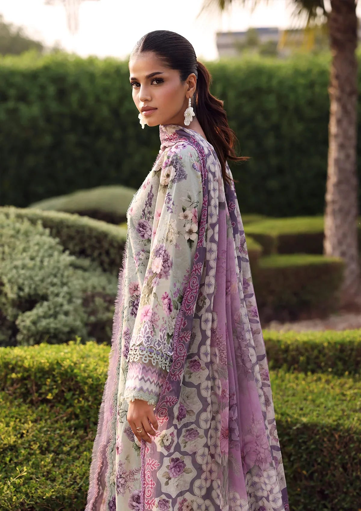 Elaf | Belladore - Prints Chiffon Lawn '26 | EPA-6A CASTELLA