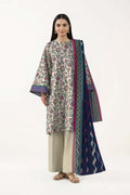 Sapphire | 3 Pc Printed Lawn Suit | 3PB-WS26CL3-30