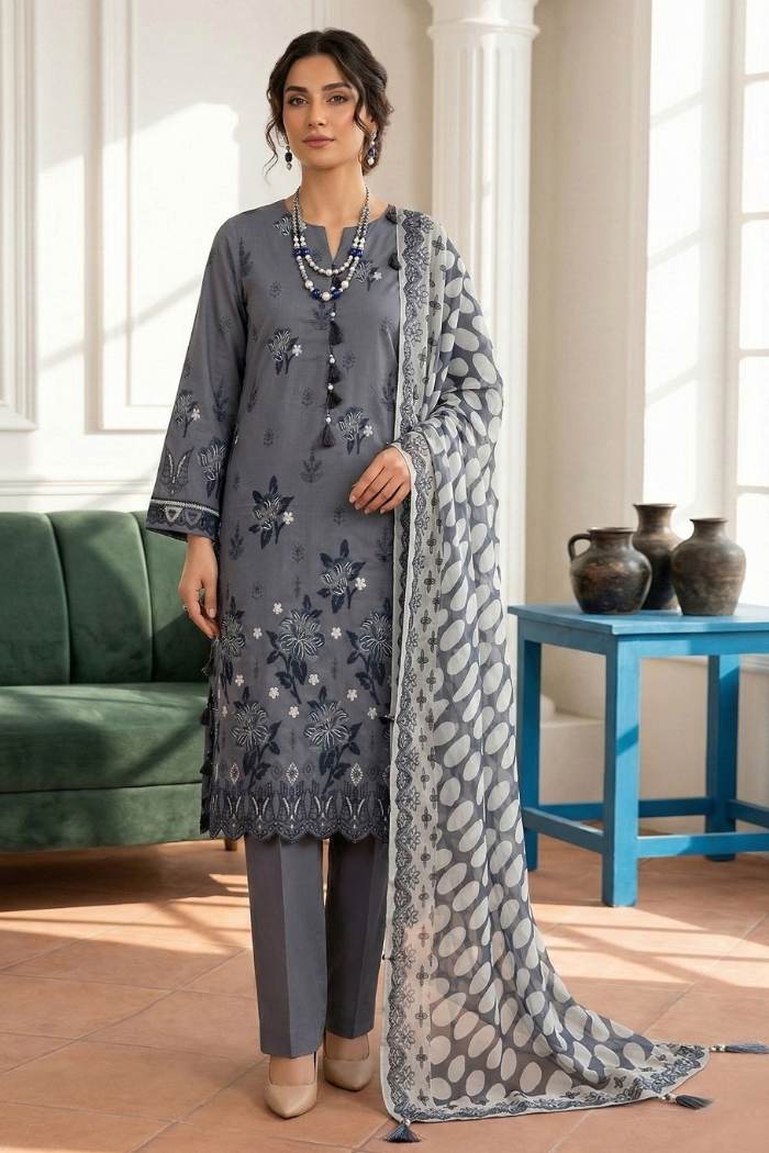 Riaz Arts | Culture Premium Lawn | RA-C-04