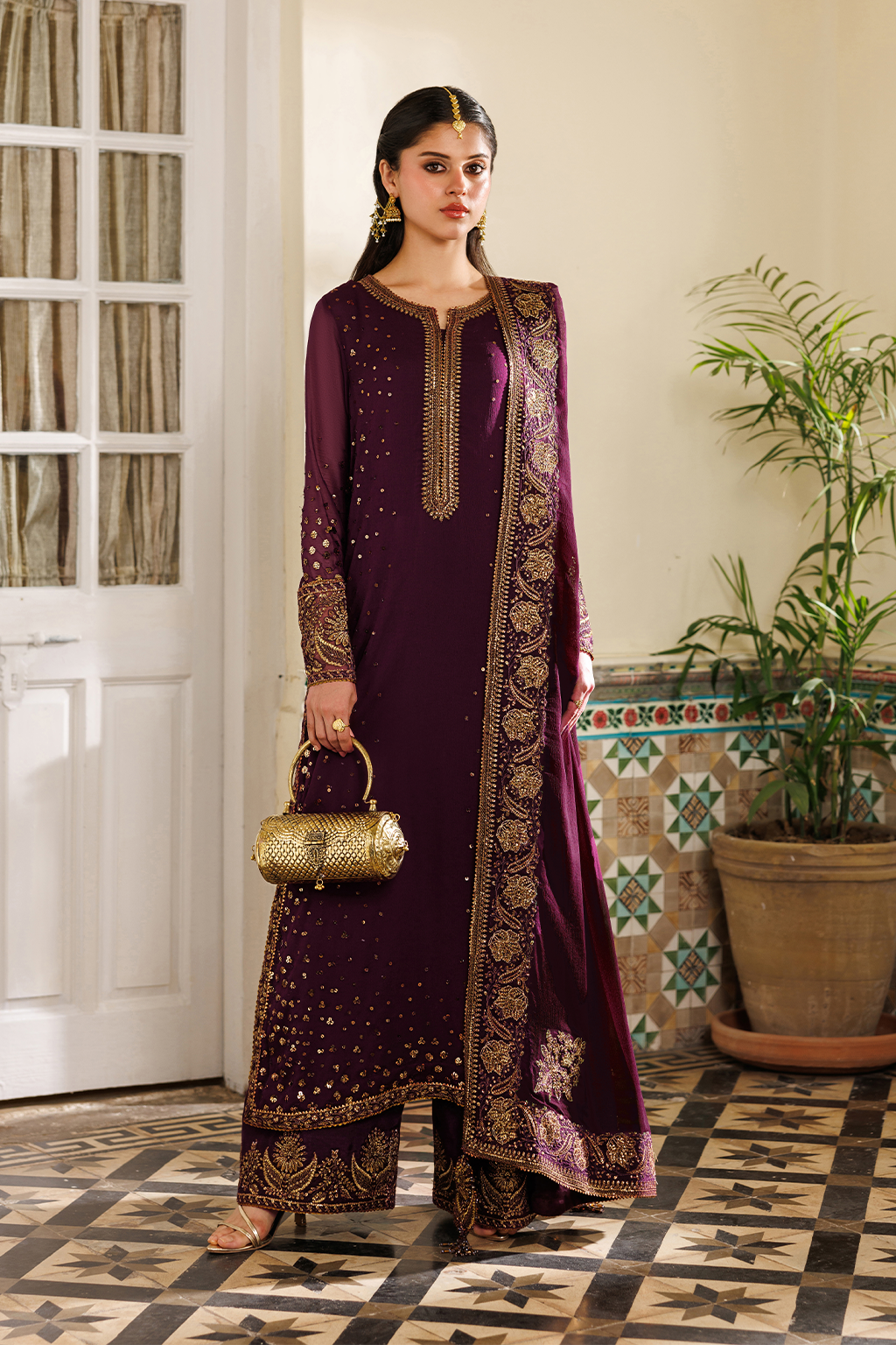 Iznik | Semi Formals - Embroidered Chiffon | CC-95