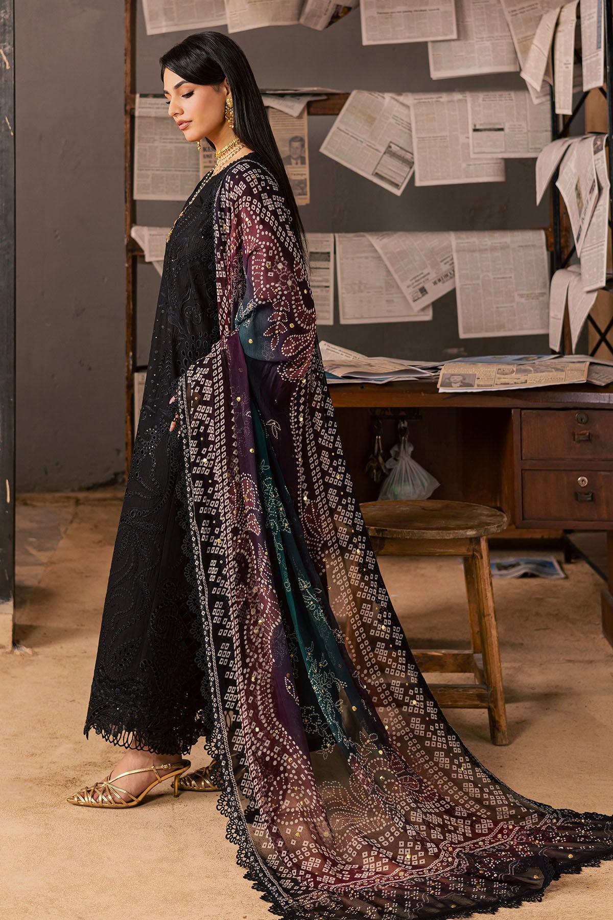 Nureh | Bazaar Embroidered Chikankari Lawn | NE-245