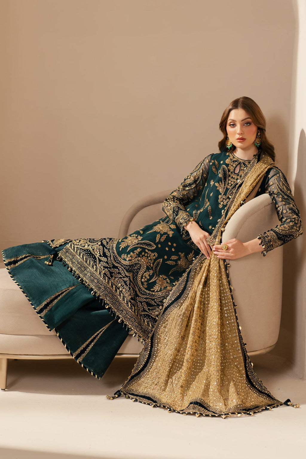 Jazmin | Wedding Formals - Embroidered Chiffon | WF'25-06