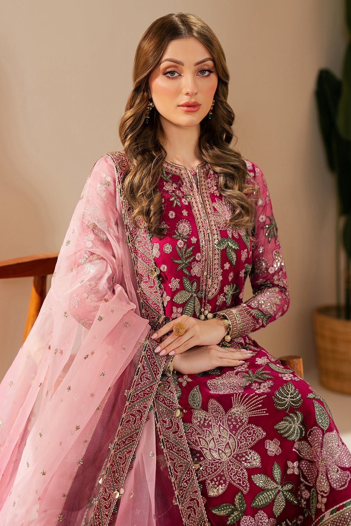 Jazmin | Wedding Formals - Embroidered Chiffon | WF'25-03