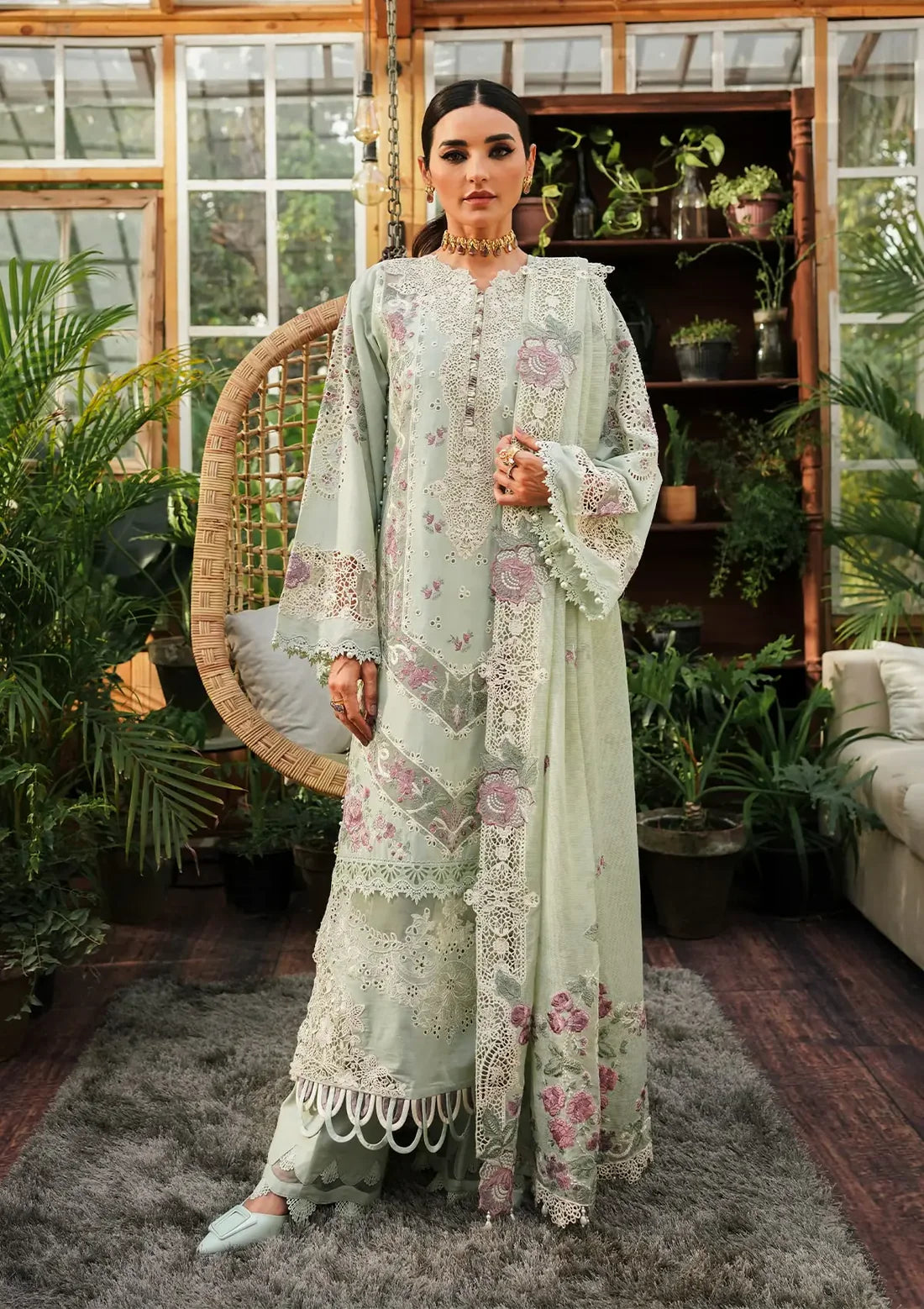 Kahf | Embroidered Lawn | Margarita