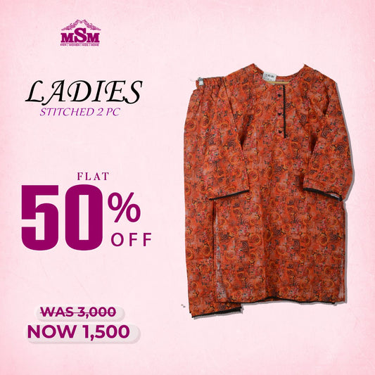 Ladies Stitched 2pc | Lawn Collection 2023 | 09