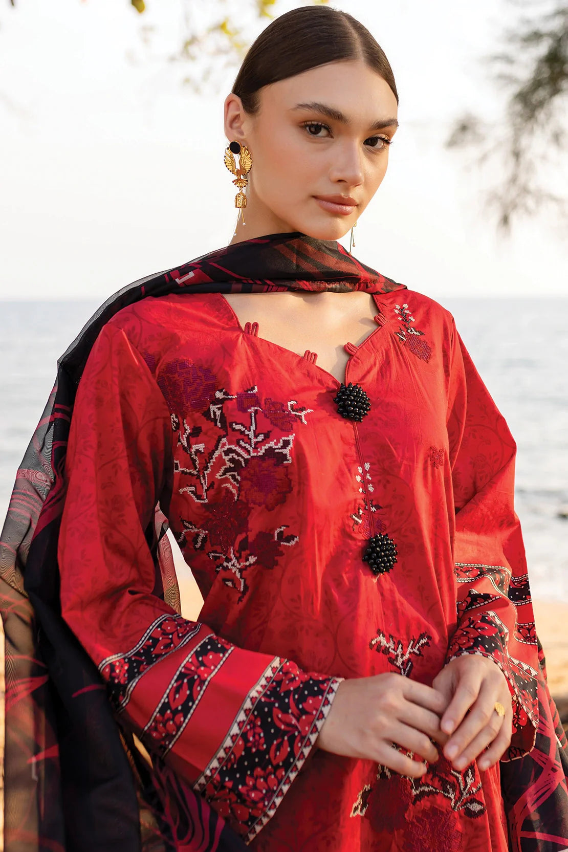 Rashid Textile | Tuscany Emnbroidered Lawn | 9175