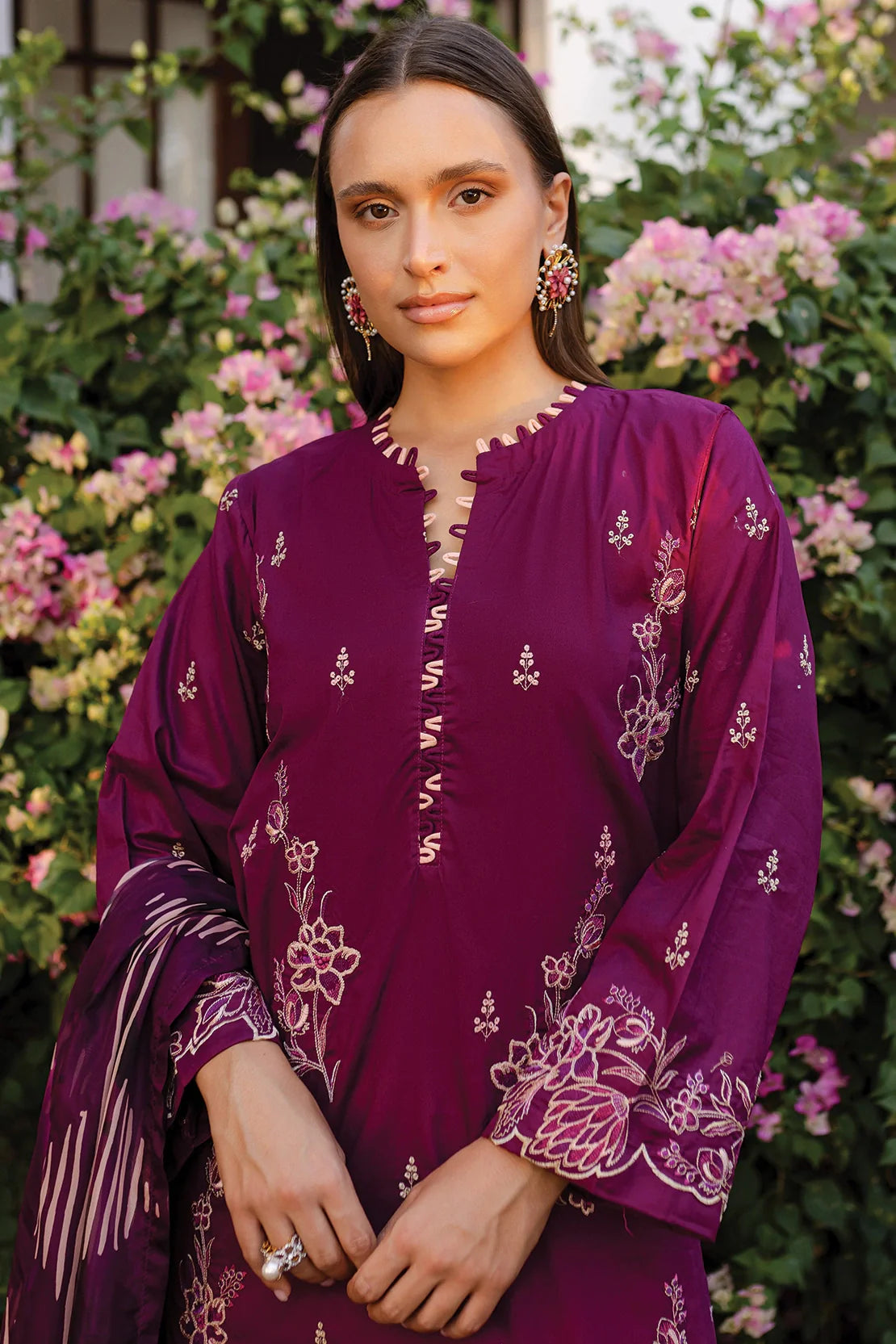 Rashid Textile | Tuscany Emnbroidered Lawn | 9180