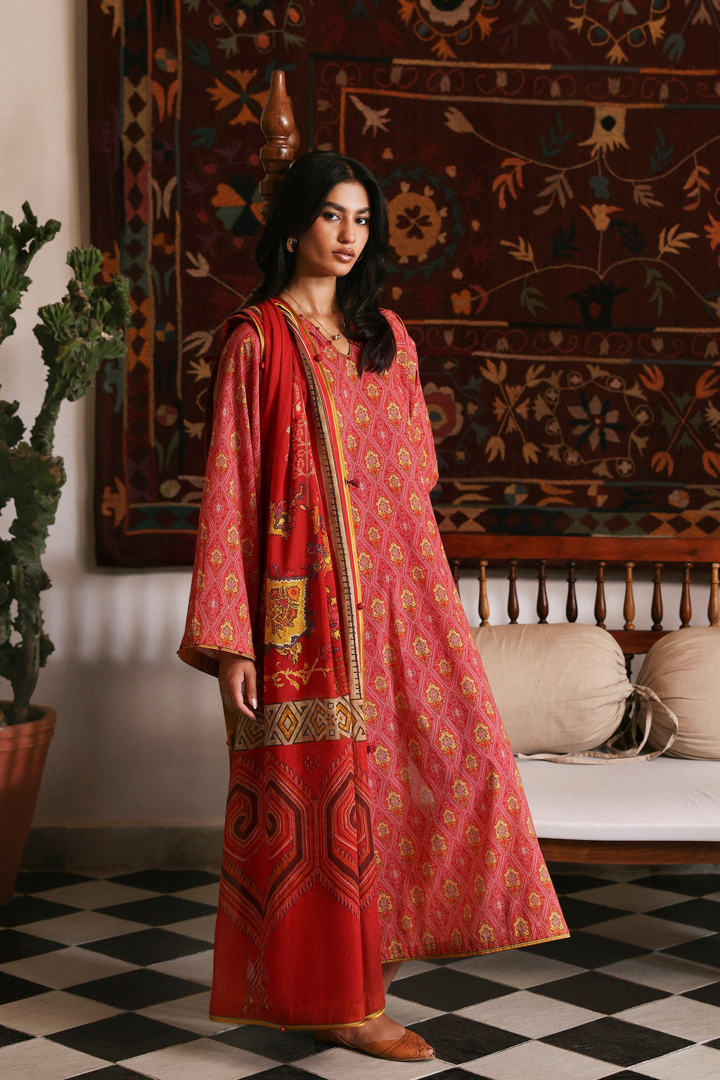 Zaha | Amaya Printed Lawn | MEHR