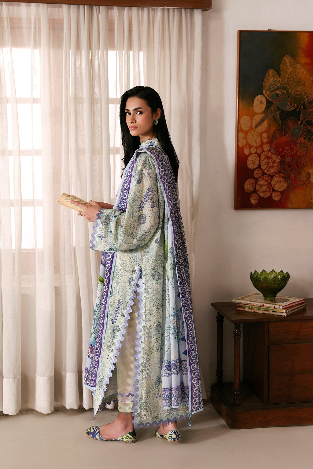Zaha | Amaya Printed Lawn | LILIA