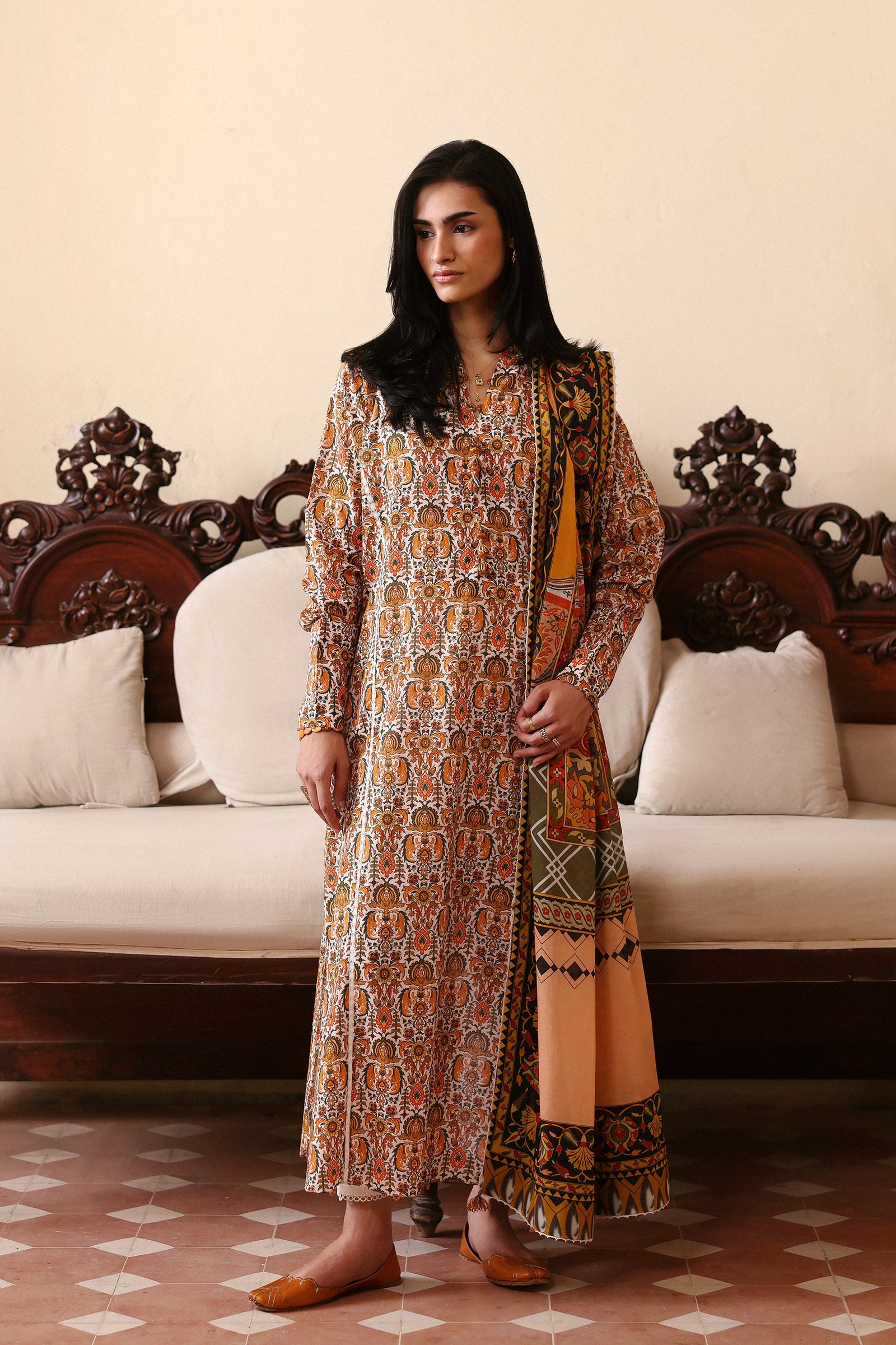 Zaha | Amaya Printed Lawn | SAHAR