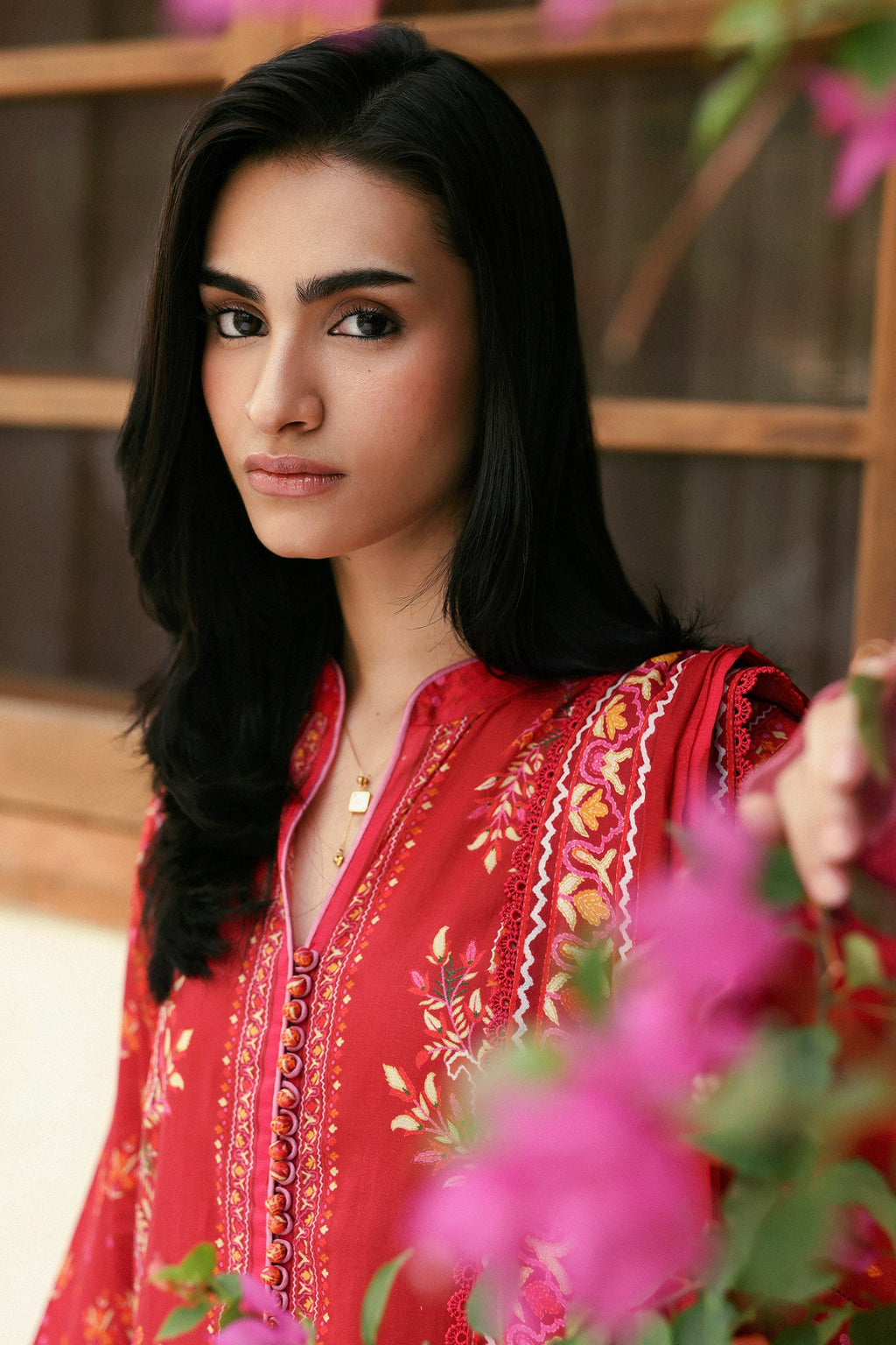 Zaha | Amaya Printed Lawn | ROSA