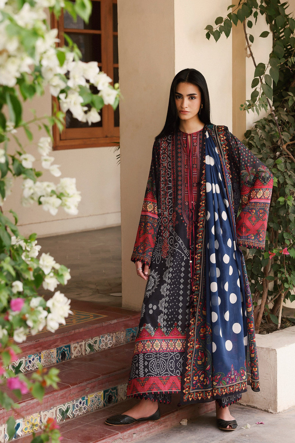 Zaha | Amaya Printed Lawn | NOIRA