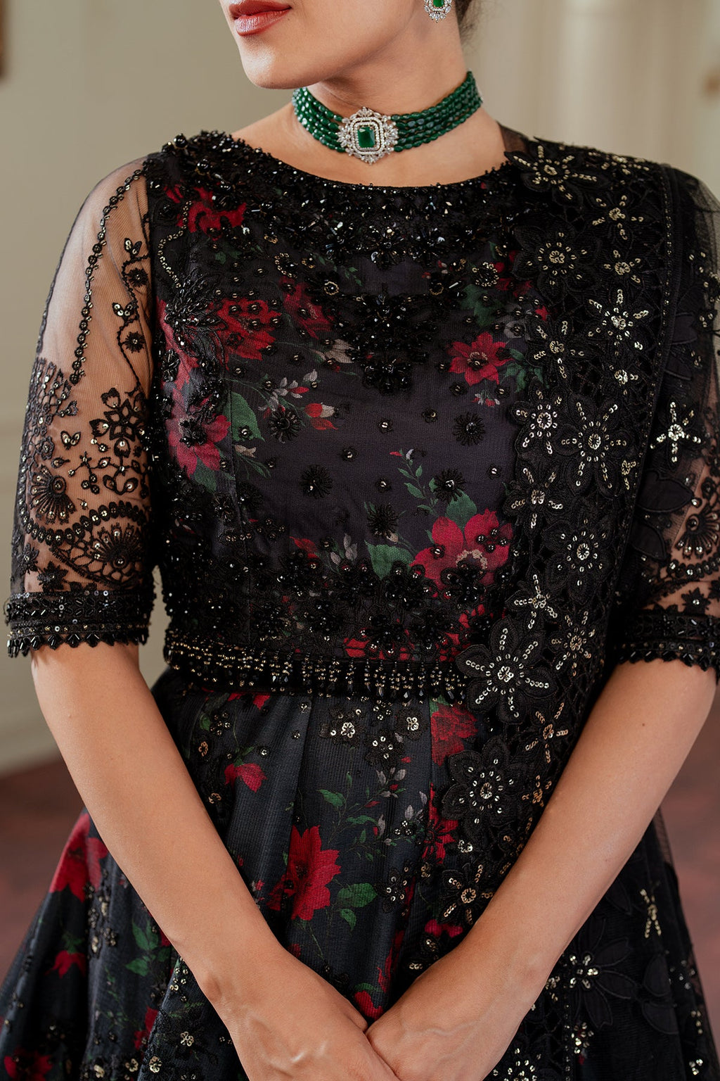 Baroque | EMBROIDERED NET | CH13-05