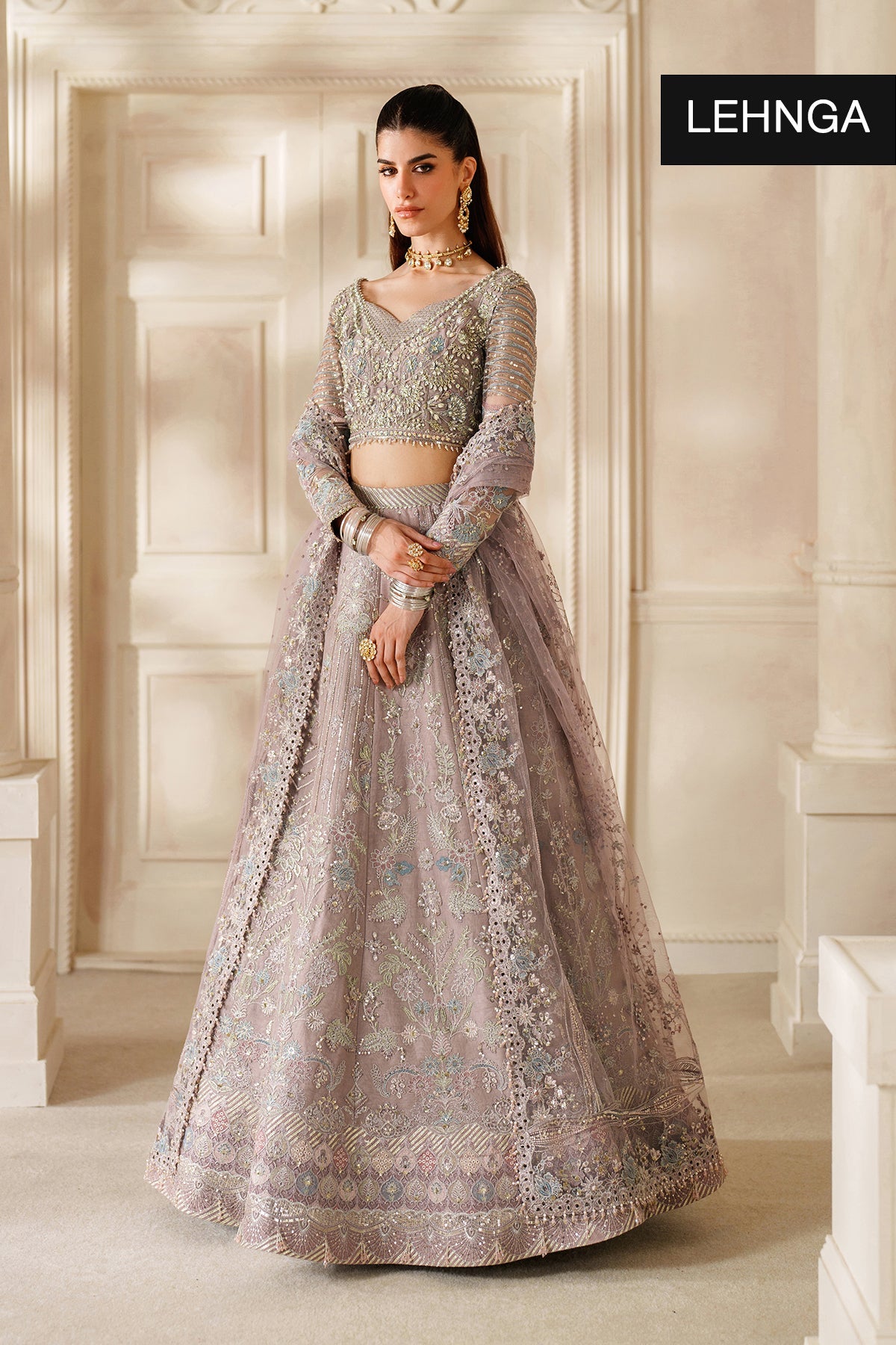 Baroque | EMBROIDERED NET | CH14-04
