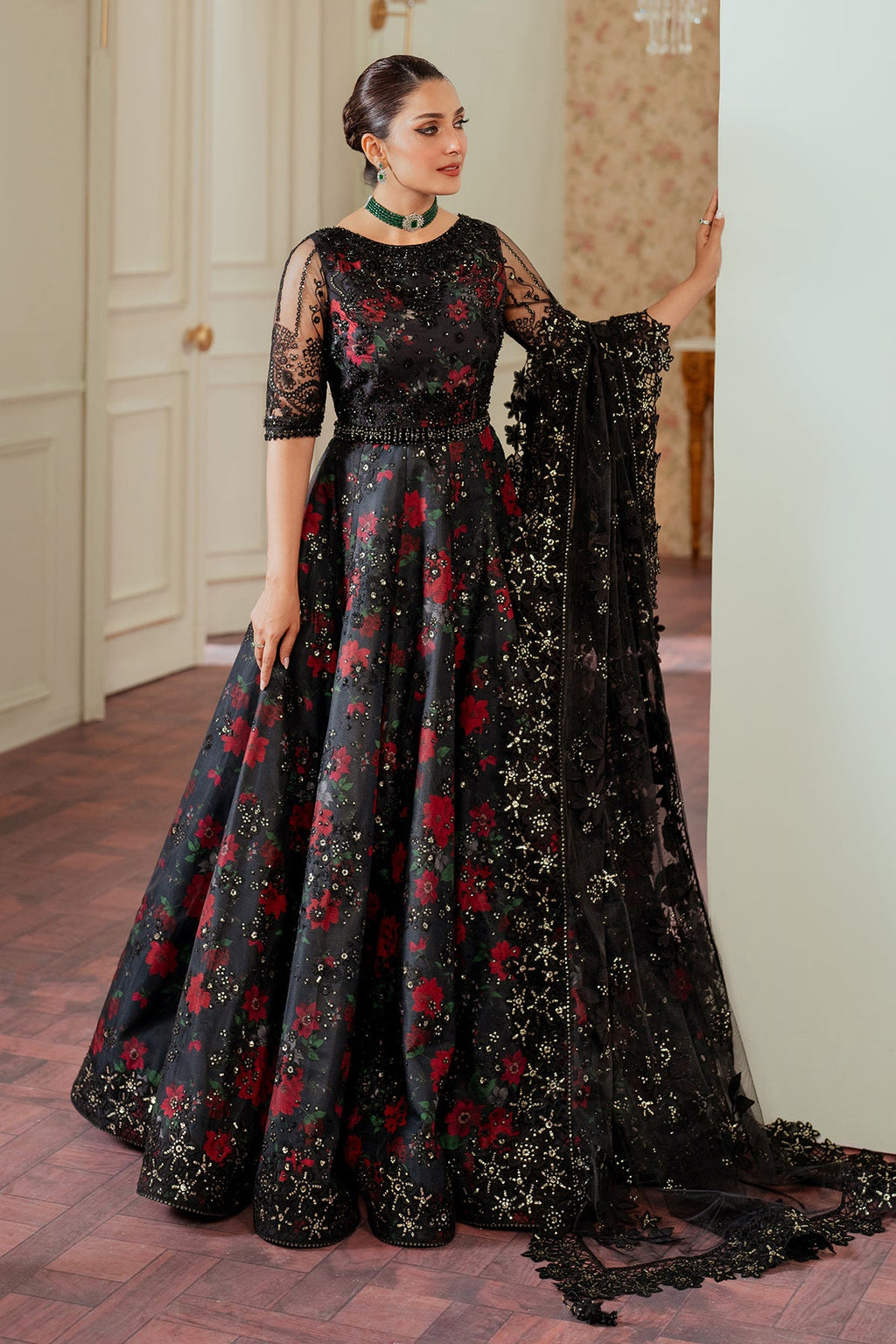 Baroque | EMBROIDERED NET | CH13-05