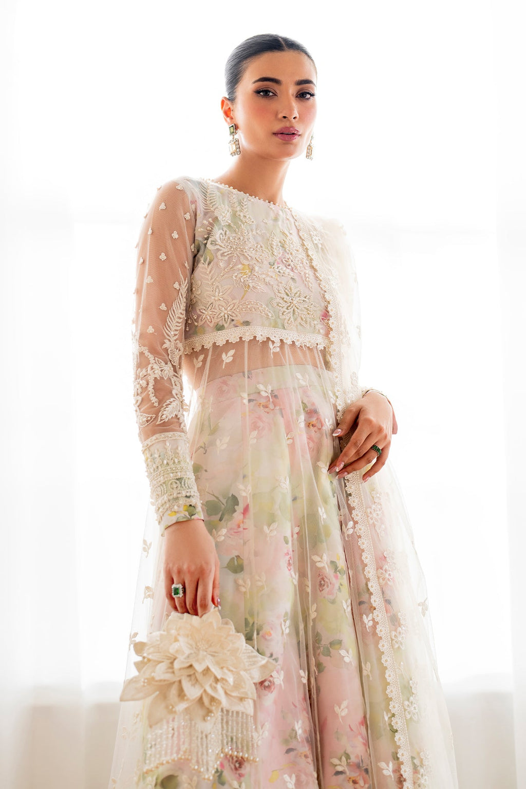 Baroque | Embroidered Chiffon | UF-686