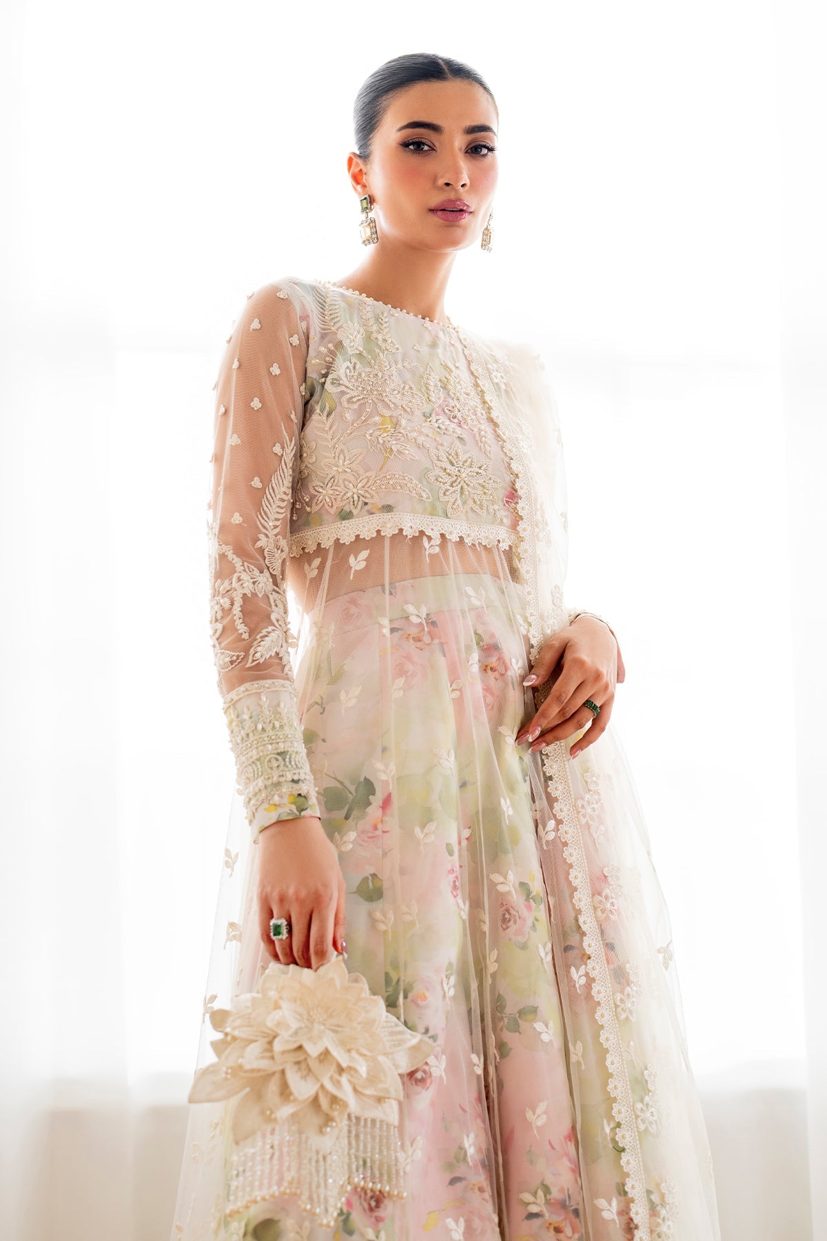 Baroque | Embroidered Chiffon | UF-686