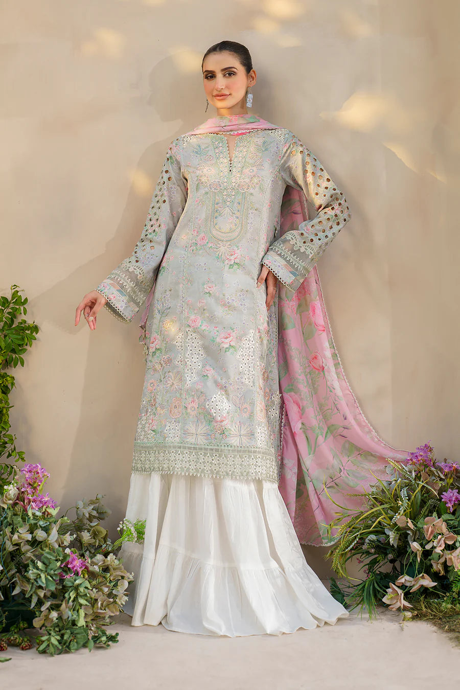 IZNIK | EMBROIDERED LAWN | SFL-07