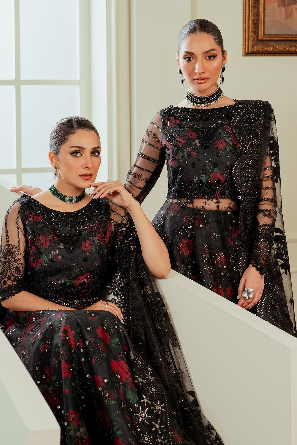 Baroque | EMBROIDERED NET | CH13-05