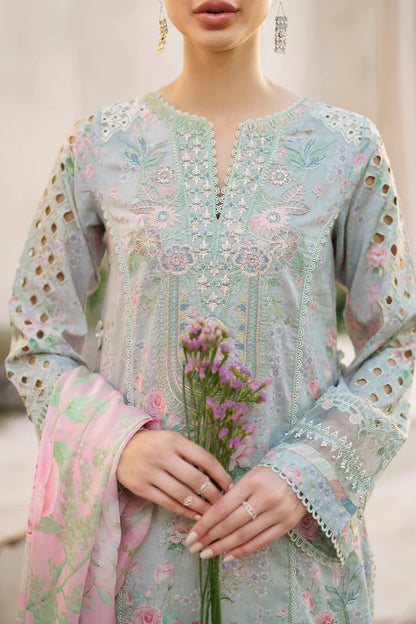 IZNIK | EMBROIDERED LAWN | SFL-07