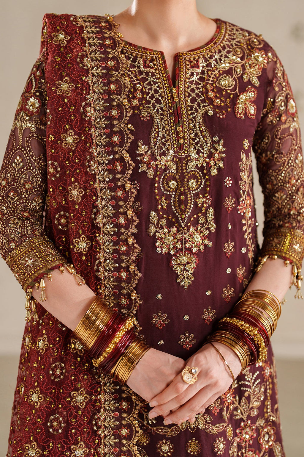 Baroque | EMBROIDERED CHIFFON | CH14-07