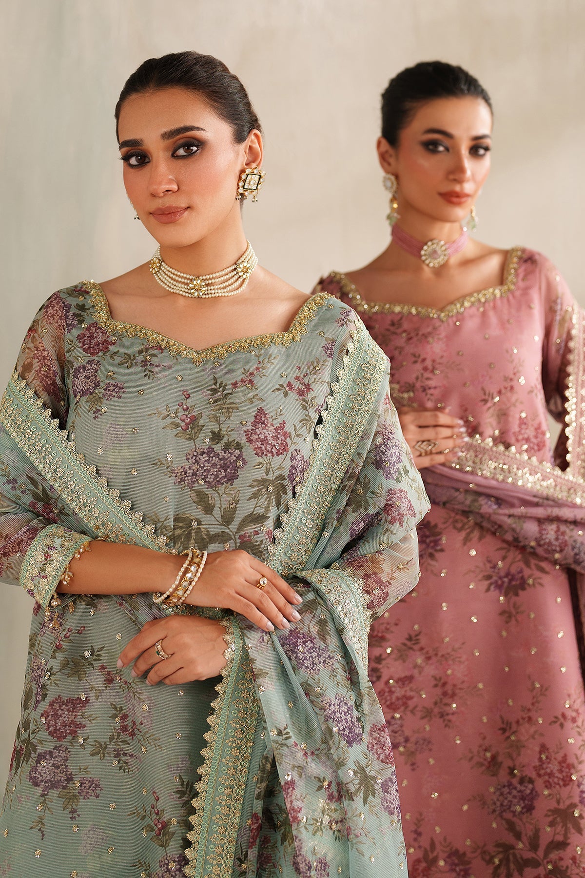 Baroque | EMBROIDERED COTTON NET | UF-4374