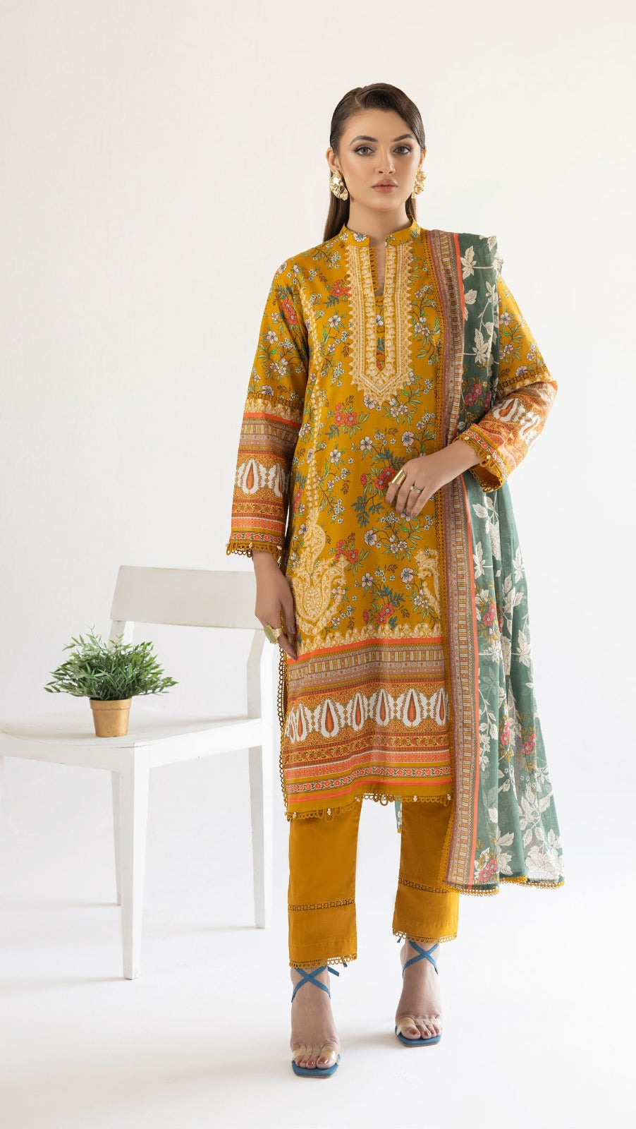 GulAhmed | Printed Lawn | GA-03