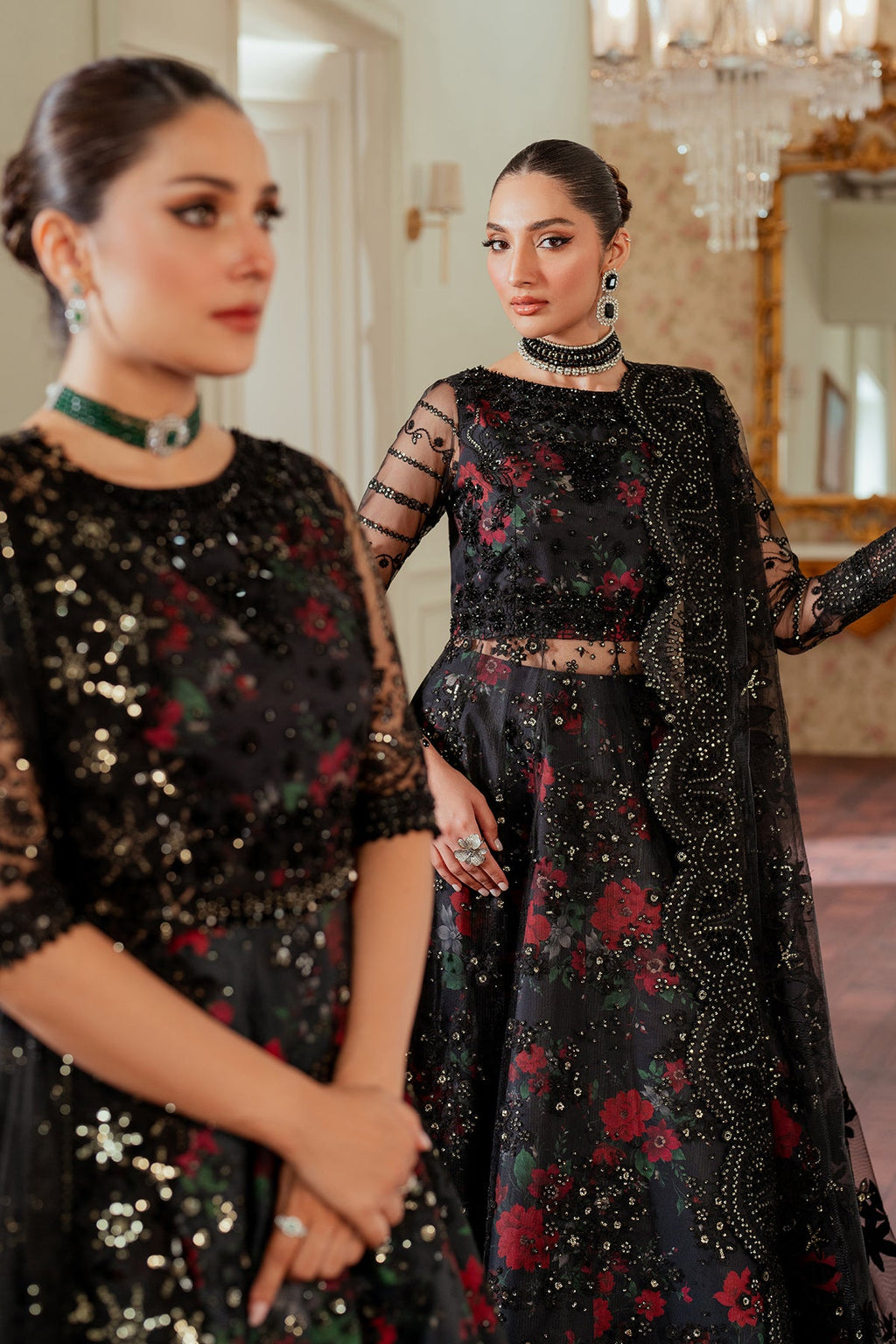 Baroque | EMBROIDERED NET | CH13-05