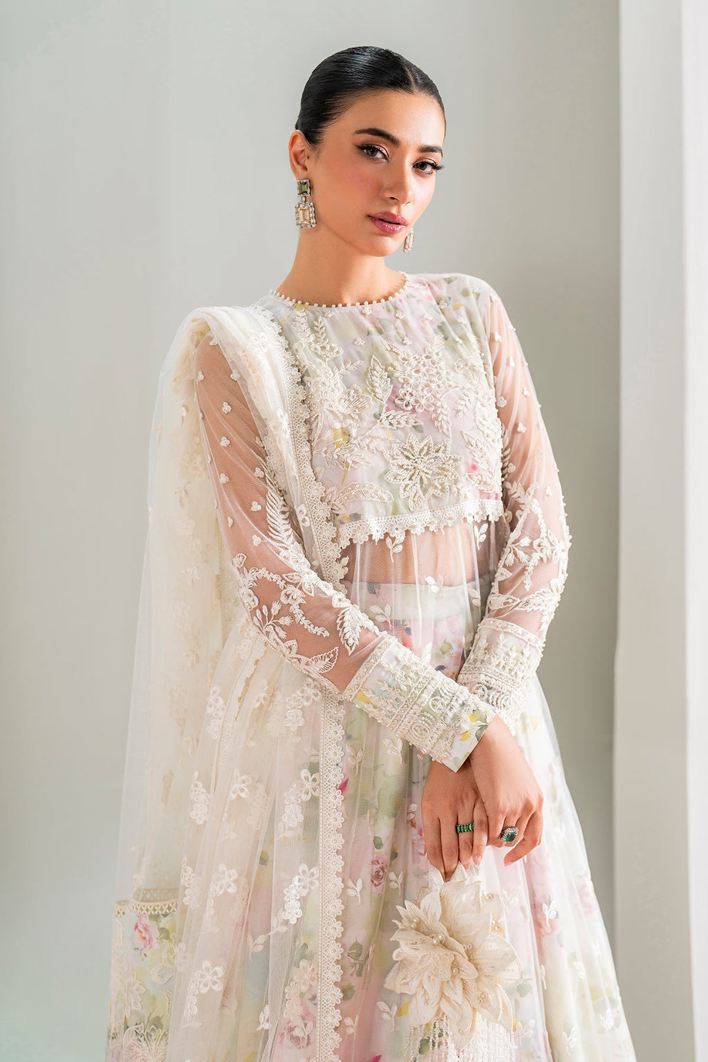 Baroque | Embroidered Chiffon | UF-686