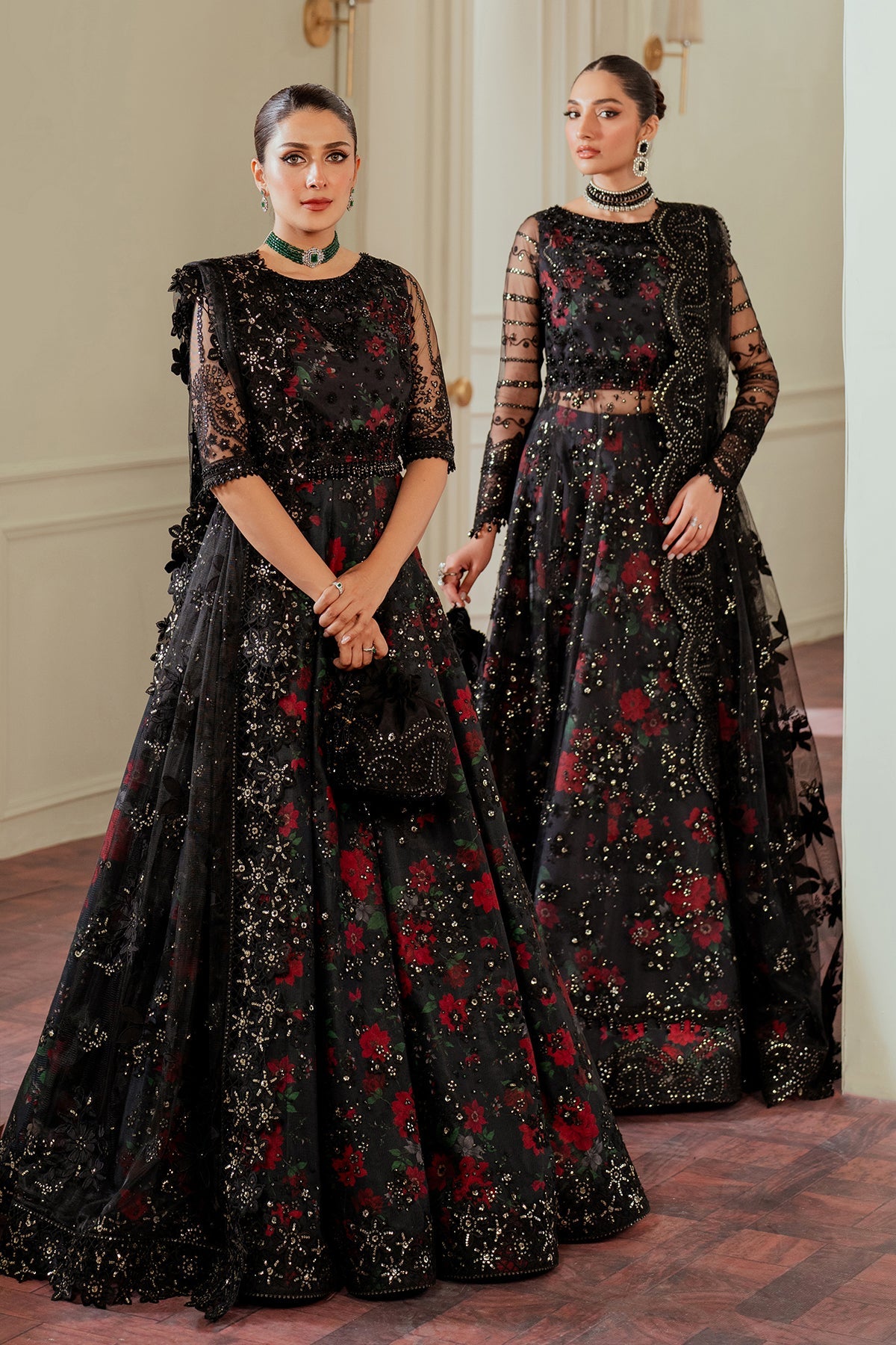 Baroque | EMBROIDERED NET | CH13-05