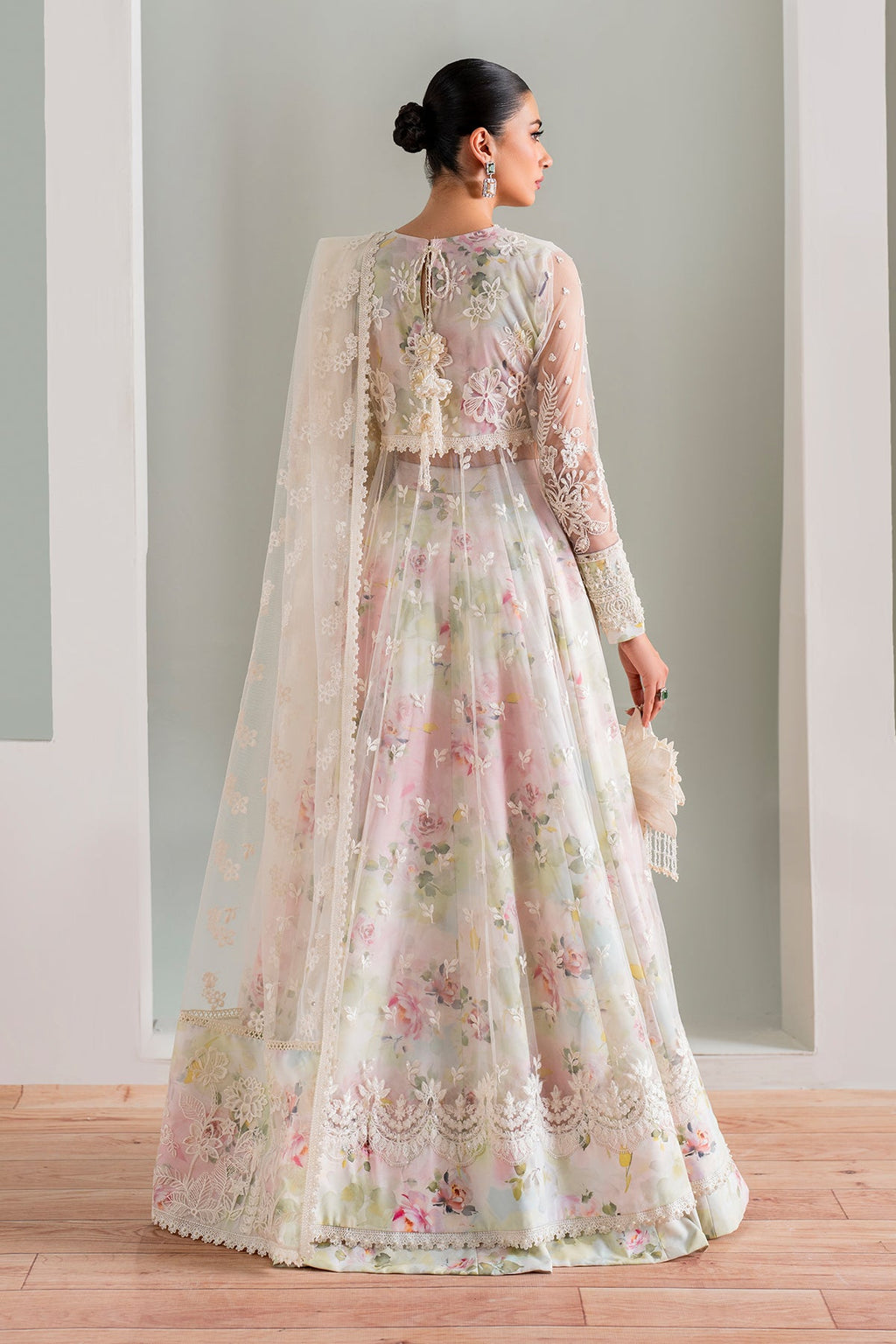 Baroque | Embroidered Chiffon | UF-686