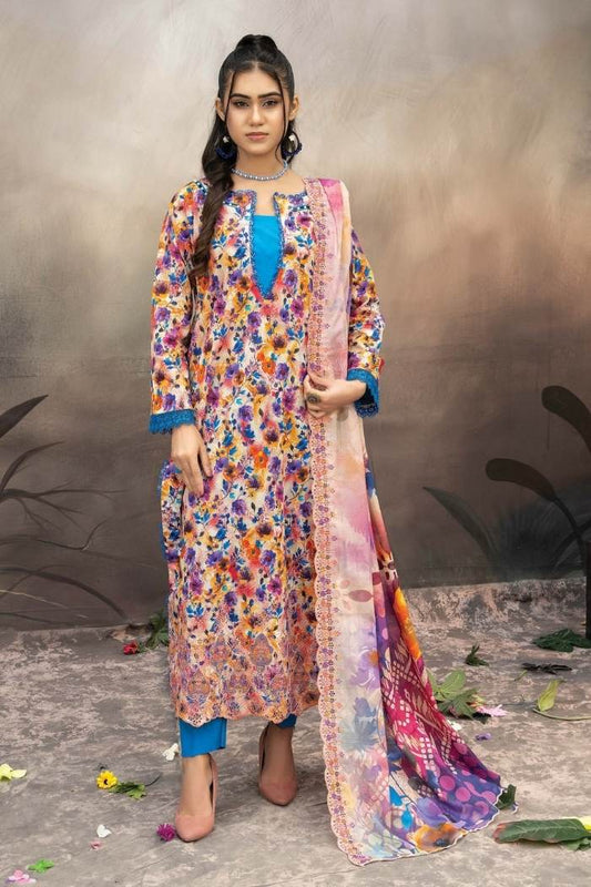 Riaz Arts | Elegant 3 Piece Lawn | RA-EX-05