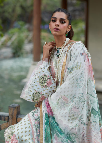 Crimson | SAIRA SHAKIRA LUXURY LAWN 2023 | Shigar - D5 A