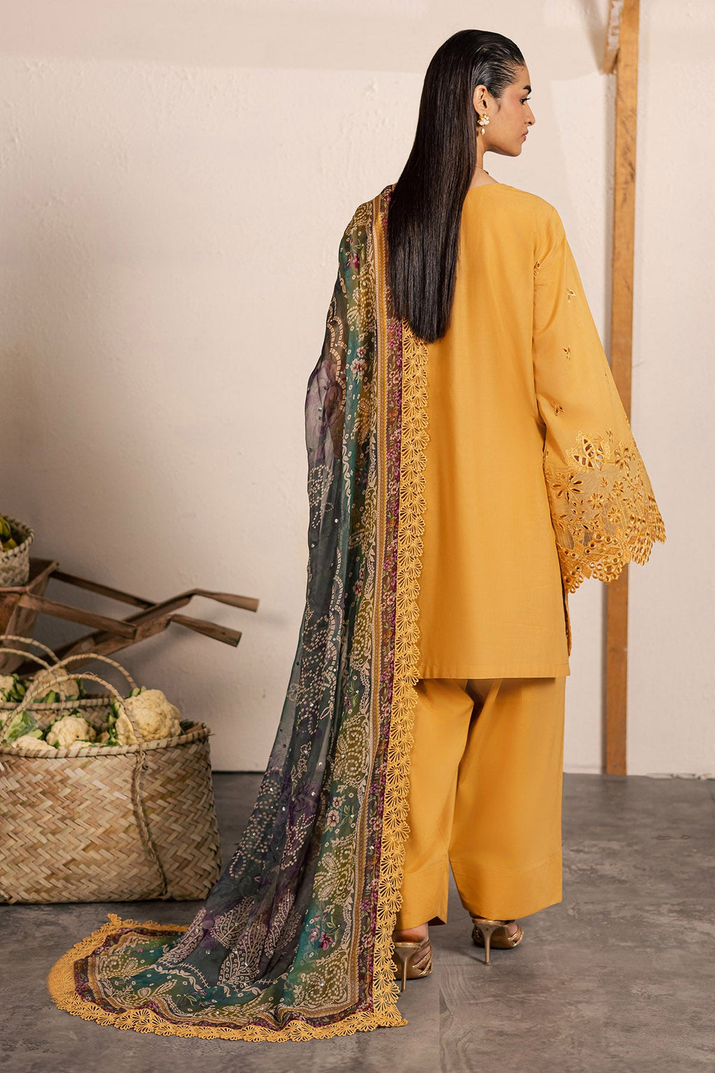 Nureh | Bazar Embroidered lawn | NE-254