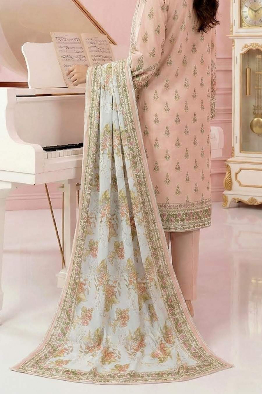 Mashaim Prints | Digital Printed Lawn Vol - 01 | MPD - 06