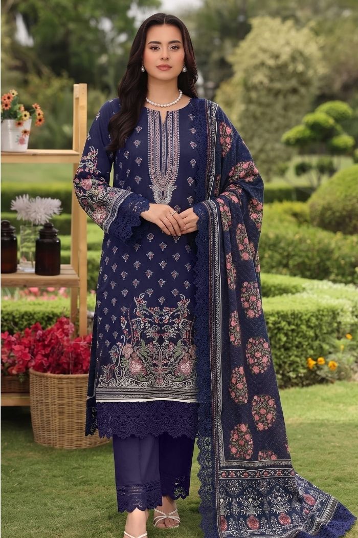 Mausummery | Malhaar Lilen 3 PCs | Mumtaz