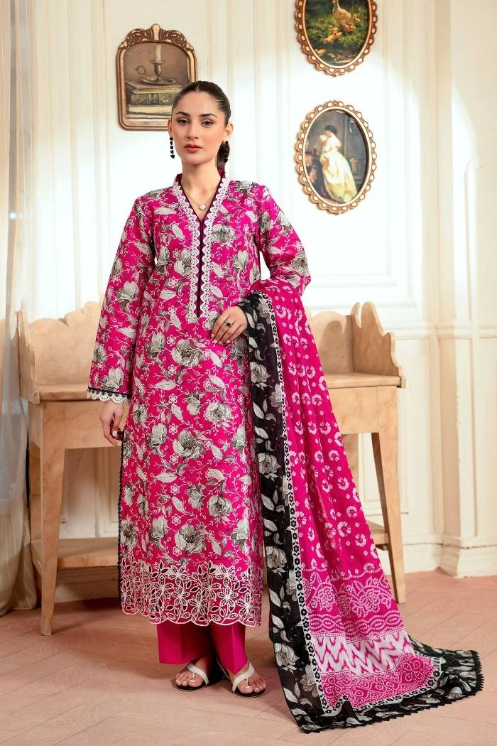 Raj Bari | Raha - 3 Pcs Premium Printkari | RPP-09