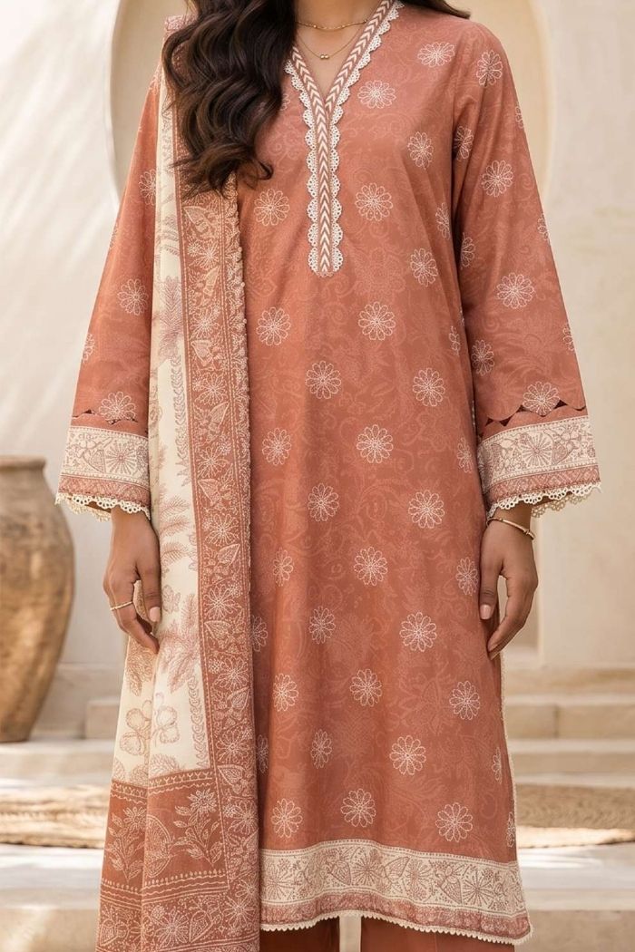 Zellbury | 3 Pcs Printed Lawn | 005